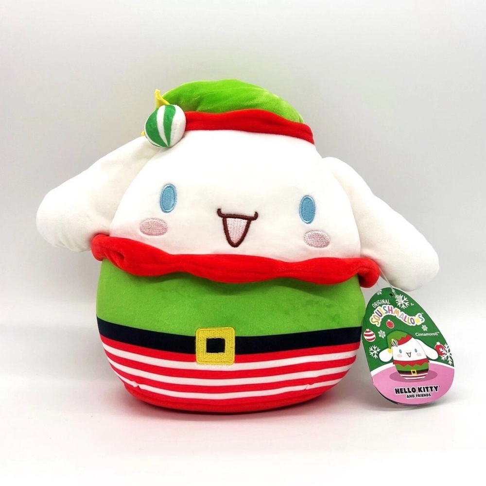 Squishmallows Hello Kitty & friends Cinnamon Christmas BNWT Elf sealed in bag